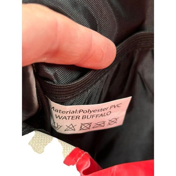 Water Buffalo Red & Grey Polyester PVC Hydration Backpack - backpack ONLY!! - Picture 5 of 10